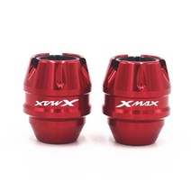 야마하 XMAX300 머플러슬라이더 프론트 포크 배기관 보호 범퍼 가드 튜닝, 레드-배기관개