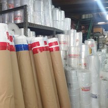 (두께0.03mm) pe롤비닐 폴리에틸렌 투명 마끼 이사 타겜 건축 공사용 통대형 비닐 (여러가지 사이즈), 폭16cmx길이457M