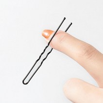 5cm U자 물결 실핀 머리고정핀 헤어핀 50개