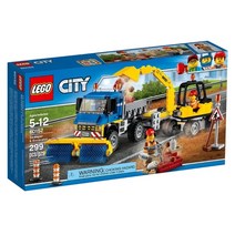 레고 청소차와 굴착기 60152, 혼합 색상