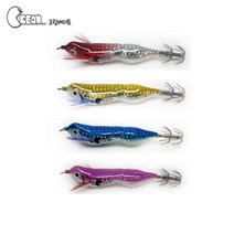 박대리 2 레이저 전자에기 LED 쭈꾸미 갑오징어 문어 에기 수평에기, 오렌지, 1개