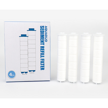 샤워플러스 아쿠아듀오 SF-888 1차 세디먼트(녹물감소)리필필터 4EA