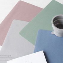 파스텔 실리콘 식탁매트 유리대용 친환경 국내생산 테이블매트, 다크블루