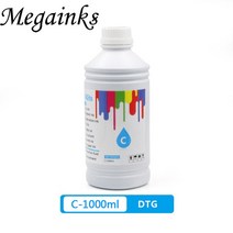 1000ml GT3 시리즈 DTG 잉크 Brother GT 341 361 381 782 GTX 의류 프린터 의류용 7 가지 색상 옵션, Cyan