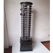 안경진열대 안경거치대 디스플레이 선글라스 안경 안경점 회전 판매대, 블랙 108 쌍