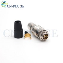 히로세 커넥터 HR10A-7P-6S (73) / 산업용 카메라 6 핀 암 플러그 소켓, 01 plug