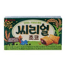 Szmart 슈퍼마켓 롯데 씨리얼 과자 42g 학원 하객버스 간식