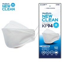 메디홀스 KF94 뉴클린 보건용 마스크, 1개