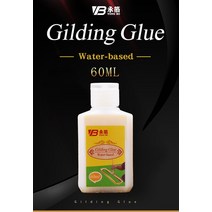 식용금박 금박지 금종이 글리터 반짝이 펄 60ML 금박 접착제 호일 식용 시트를위한 수성 환경 끈끈한 예술, 04 60ml-5pcs