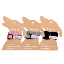 이비야야 노쇼크안전고리 FP0025 / 강아지 유모차 반려차 개모차 안전고리 애견 캐리어 안전줄 목줄, 블랙