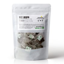 늘해찬 국산 볶은 생강차 티백 전통차 허브차 삼각티백 대용량, 50개입, 1g