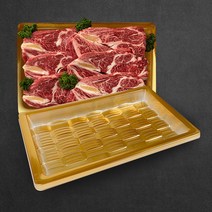 스킨포장 등트레이 낮은 채반 금색 100개 정육 선물세트 고기포장 바구니, 3호