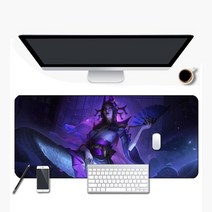 뉴타임즈 마우스 장패드 리그오브레전드 롤 LOL, 카시오페아 + 700x300mm + 5mm