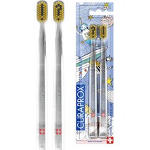 큐라텐큐라프록스수동 칫솔스페셜 에디션 헨토 토토 소프트 커플 칫솔 set2x2개