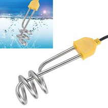 전기 순간 온수기 야외 화장실 1500W 미니 전기 온수기 침수 보일러 욕실 수영장 순간 요소, 01 1.5m_01 미국 플러그