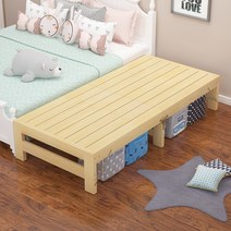 평상마루 야외 테이블 조립식 평상 DIY 베드 원목 간이 가정, (접이식) 길이 2m  너비 60cm, 없이