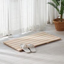 코시나 프리미엄 편백나무 원목 욕실발판 중형, 단품, 1개