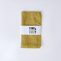 린넨 냅킨 9color 디너 테이블 플레이트 냅킨 4p, 3. 머스타드