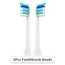 필립스 Sonicare 브러시 헤드 용 4Pcs 칫솔 교체 DiamondClean HealthyWhite FlexCare, 2Pcs Brush Heads