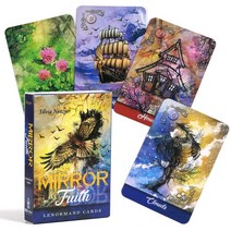프리즘 오라클 카드는 컬러 카드의 마법으로 직감으로 누릅니다. Thoth Tarot Deck Doreen Virtue Oracle C, 14 브라운
