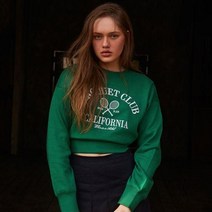 후아유 여성 테니스 레터 맨투맨(양면) / WHMWD2322F 평촌점_평촌점