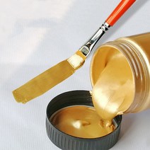 펄물감 아크릴물감대용량 100ml 골드 아크릴 페인트 메탈릭 컬러 안료 방수 석고 장난감 조각상 색칠 DIY, 03 Gold Champagne