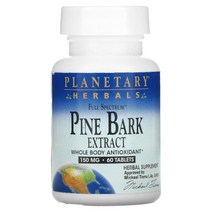 Planetary Herbals (플래니터리 허벌) Full Spectrum Pine Bark Extract 150 mg 60 Tablets US 직배송, 1PACKAGE, 상세참조