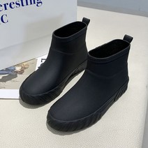 레인 부츠 앵클 방한화 방한 앵글 부츠