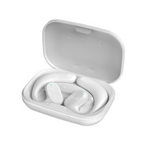 PIUJJA 신개념 골전도 블루투스 이어폰 X6, 흰색