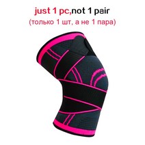 스포츠용품 액세서리 Worthwhile 1 pc 스포츠 kneepad 남자 가압 탄성 지원 휘트니스 기어 농구 배구 중괄, XXL, 06 1 Piece Pink_05 XXL