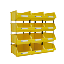 대형 자재 박스 플라스틱 공구 정리함 만능 부품 상자, B타입 정리함 (사진참조)