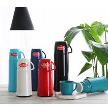 헬리오스 helios [메세몰] 독일 본사 직수입 정품 엘레강스 보온보냉병 0.25리터 0.5리터 0.75리터 1리터, 도브블루, 0.25L