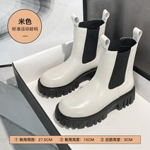 여성워커부츠 발 펀한 여자 플랫 워커 부츠 운동화 여 새로운 리얼 가죽 옥스포드 디자인의