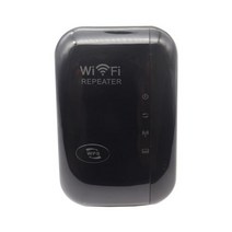 네트워크 무선 와이파이 리피터 300Mbps 신호 증폭기 부스터 장거리 익스텐더 라우터 액세스 포인트, 02 Black_02 미국 플러그