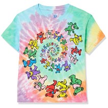 Liquid Blue 아동용 그레이트풀 데드 스파이럴 베어 청소년 홀치기 염색 X-Large, Tie Dye