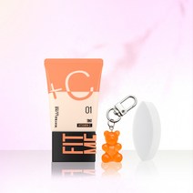 메이블린 [] 핏미스킨틴트 30ml + 젤리곰 키링 + 하이드로퍼프 증정, 02 페어옐로우