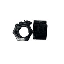 HulkFit 5.1cm(2인치) 퀵 릴리즈 고밀도 나일론 수지 올림픽 바벨 클램프 클립 칼라 - 블랙, Black