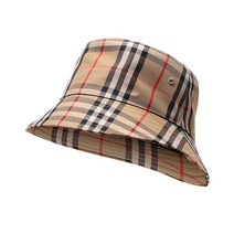 버버리 BURBERRY Vintage Check Cotton Blend Bucket Hat 8026927 빈티지 체크 코튼 블렌드 버킷 모자 256729