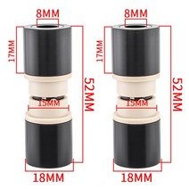 자동차쇼바 에어서스 완충기 MUQZI MTB 리어 쇼크 부싱 자전거 서스펜션 업소버 DU Bushing ID 12.7mm OD 1, 14 52mm-2