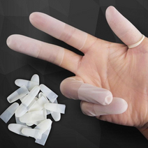 건코몰 프리미엄 라텍스 손가락 골무 S, 투명, 50개