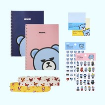 9900원 세트 크렁크 학용품 문구세트, 단품