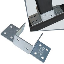 사각파이프조인트 아연 각파이프 각관 연결 25 30 40 50 75 100 조인트 앵글 화스너 평철 꺾쇠 철물결합 브라켓, 02_E형