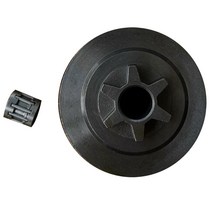 에코 CS-350T CS-350TES CS-350WES 용 클러치 스프로킷 체인 톱 클러치 드럼을위한 바늘 베어링으로 ​​스퍼 스프로킷, 보여진 바와 같이, 하나