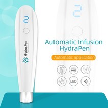 최신 H2 HydraPen 페이셜 줄기 세포 치료 나노 메조 테라피 전기 천공 페이셜 머신 히드라 펜 마이크로 니들링 펜, EU 플러그, 협력사