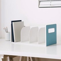 온라인건전지 마이룸 책꽂이 4단 485x210x220 심플 북엔드_[230211EA], 그레이