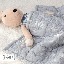 매직크린 챔프 60수 아사면 워싱 낮잠 이불 그레이