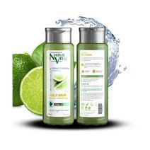 NaturVital 유니 천연 식물 기반 라임 & 위치 헤이즐 탈지 헤어 샴푸 기름진 모발용 지성 모발 타입용 머리카락을 더 오래 깨끗하게 유지 동물 실험 및 파라벤 프리