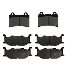 야마하 브레이크 패드 AHL 오토바이 전방 후방 VXZ1300 VX1300 XV1600 XV1600A 로얄 스타 디럭스 벤처 FA179 FA123, Front Rear