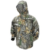 FROGG TOGGS 남성용 Java Toadz 2.5 카모 초경량 방수 통기성 레인 재킷프로그토그스, Realtree Edge