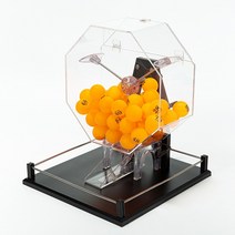 로또공 복권 추첨 기계 복불복 행운박스 이벤트 행사, 빨간색대량배송100색공흑백연락